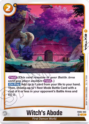 Witch's Abode (FB06-093), Rivals Clash — DB Fusion card price