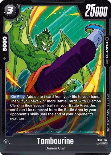 Tambourine - FB06-102 (FB06-102), Rivals Clash — DB Fusion card price