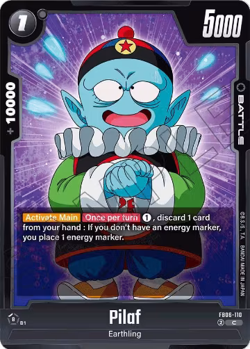 Pilaf (FB06-110), Rivals Clash — DB Fusion card price