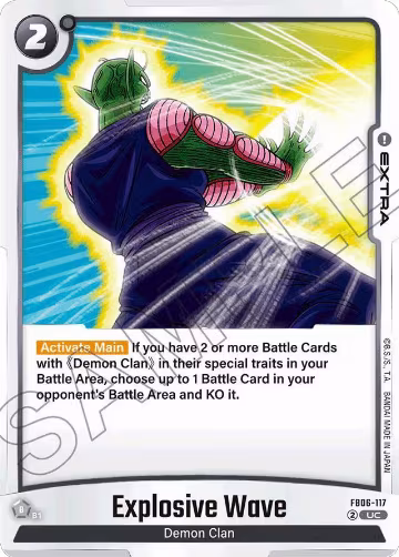 Explosive Wave (FB06-117), Rivals Clash — DB Fusion card price
