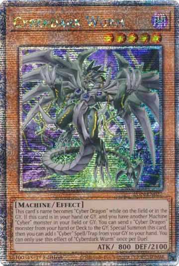 Cyberdark Wurm (Quarter Century Secret Rare) (ALIN-EN027), Alliance Insight — Yu-Gi-Oh! card price