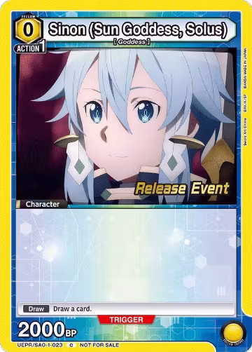 Sinon (Sun Goddess, Solus) (023) (UEPR/SAO-1-023) — card price
