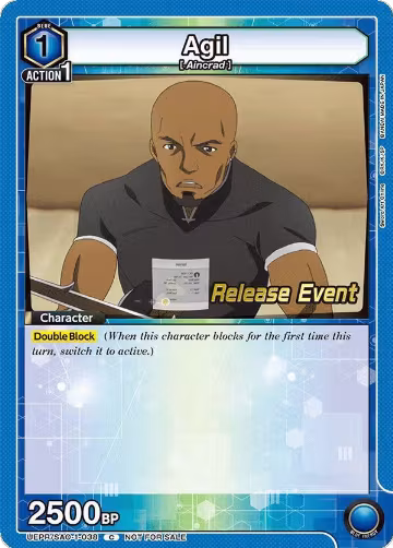 Agil (UEPR/SAO-1-038), Sword Art Online Release Event Cards — Union Arena card price