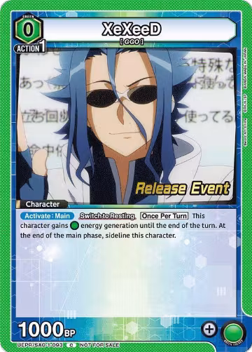 XeXeeD (UEPR/SAO-1-093), Sword Art Online Release Event Cards — Union Arena card price
