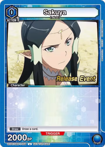 Sakuya (UEPR/SAO-1-054), Sword Art Online Release Event Cards — Union Arena card price