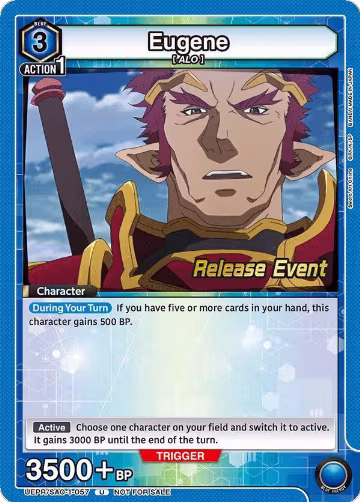 Eugene (UEPR/SAO-1-057), Sword Art Online Release Event Cards — Union Arena card price
