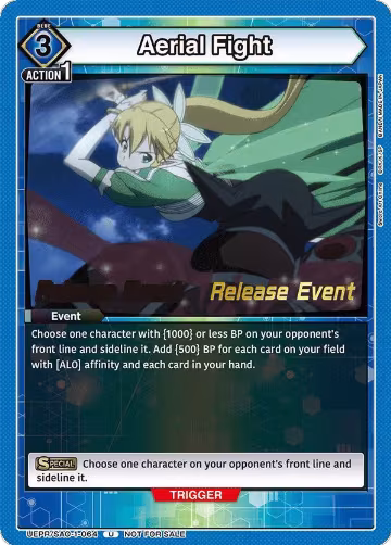 Aerial Fight (UEPR/SAO-1-064), Sword Art Online Release Event Cards — Union Arena card price