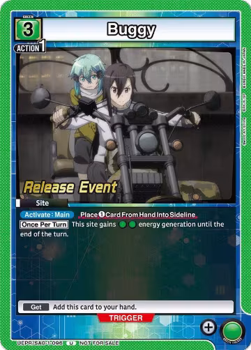 Buggy (UEPR/SAO-1-096), Sword Art Online Release Event Cards — Union Arena card price