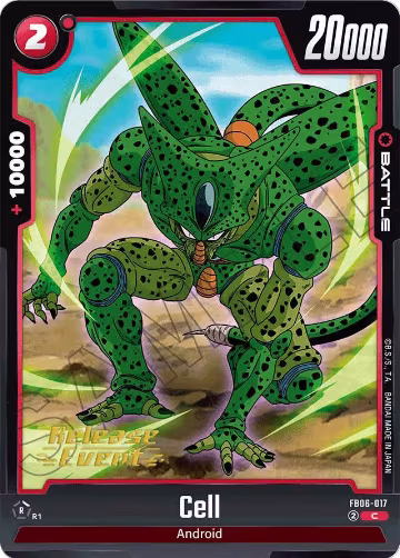 Cell (FB06-017), Rivals Clash Release Event Cards — DB Fusion card price