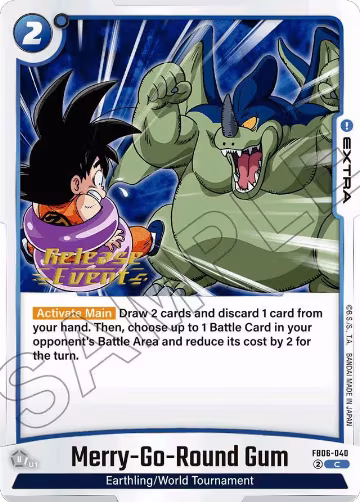 Merry-Go-Round Gum (FB06-040), Rivals Clash Release Event Cards — DB Fusion card price