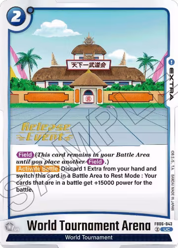 World Tournament Arena (FB06-043), Rivals Clash Release Event Cards — DB Fusion card price