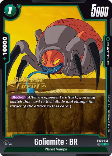 Goliamite : BR (FB06-049), Rivals Clash Release Event Cards — DB Fusion card price