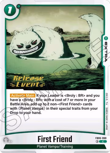 First Friend (FB06-069), Rivals Clash Release Event Cards — DB Fusion card price