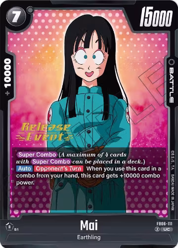Mai (FB06-111), Rivals Clash Release Event Cards — DB Fusion card price