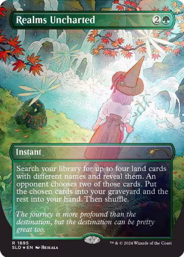 Realms Uncharted (Rainbow Foil) (1895), Secret Lair Drop Series — Magic card price