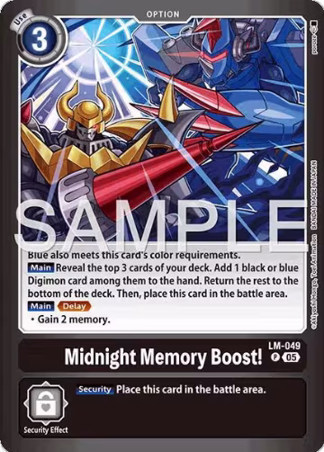 Midnight Memory Boost! (LM-049 P) — card price