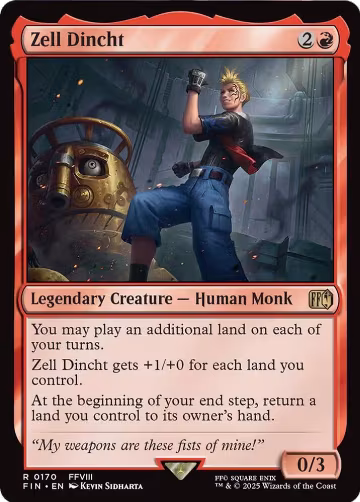 Zell Dincht (170), FINAL FANTASY — Magic card price