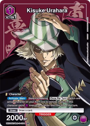 Kisuke Urahara (UE01NC/BLC-3-004), New Card Selection: BLEACH: Thousand-Year Blood War — Union Arena card price