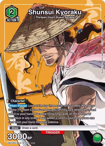 Shunsui Kyoraku (UE01NC/BLC-3-007) — card price