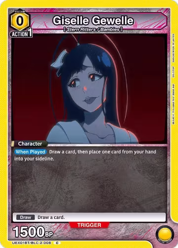 Giselle Gewelle (Box Topper Foil) (UEX01BT/BLC-2-008), UEX01BT: BLEACH: Thousand-Year Blood War Vol.2 — Union Arena card price