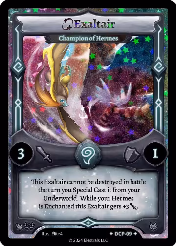 Exaltair - Champion of Hermes (Stellar) (DCP-09) — card price
