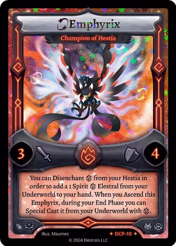 Emphyrix - Champion of Hestia (Stellar) (DCP-10) — card price