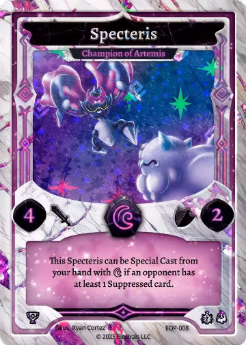 Specteris - Champion of Artemis (EOP-008), Elestrals Premier Packs — Elestrals card price