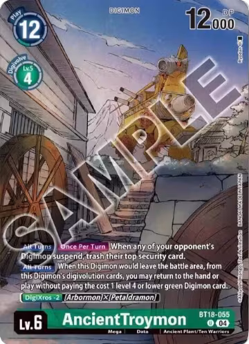 AncientTroymon (Tamer's Selection Box Ver. Championship 2024) (BT18-055 U), Release Special Booster 2.0 — Digimon card price