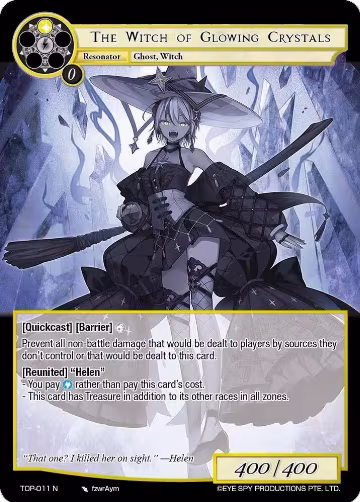 The Witch of Glowing Crystals (TOP-011 N), Ten Oaths of Protopaterpolis' War — Force of Will card price