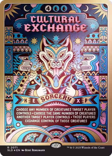 Cultural Exchange (Rainbow Foil) (2071), Secret Lair Drop Series — Magic card price