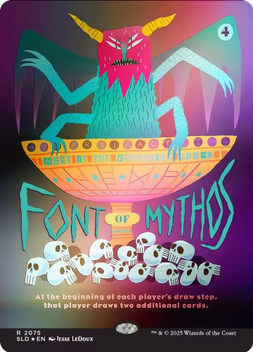 Font of Mythos (Rainbow Foil) (2075), Secret Lair Drop Series — Magic card price