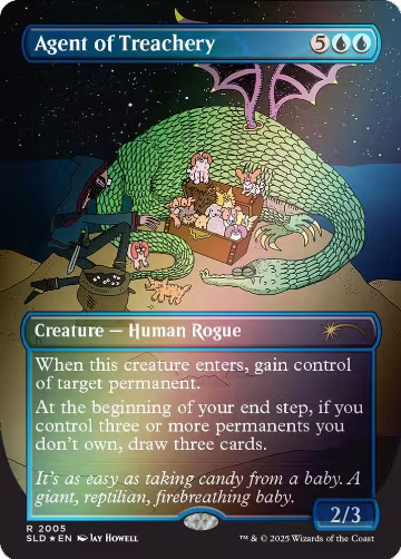 Agent of Treachery (Rainbow Foil) (2005), Secret Lair Drop Series — Magic card price