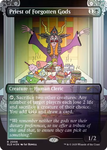 Priest of Forgotten Gods (Rainbow Foil) (2006), Secret Lair Drop Series — Magic card price
