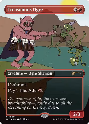 Treasonous Ogre (2007), Secret Lair Drop Series — Magic card price