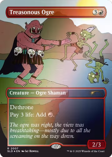 Treasonous Ogre (Rainbow Foil) (2007), Secret Lair Drop Series — Magic card price
