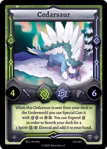 Cedarsaur (SS2-087), Shattered Stars Chapter 2 [SS2] — Elestrals card price