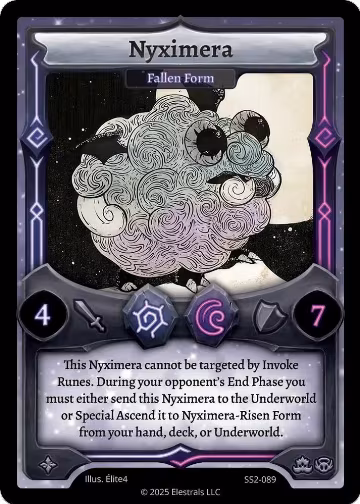 Nyximera - Fallen Form (SS2-089), Shattered Stars Chapter 2 [SS2] — Elestrals card price