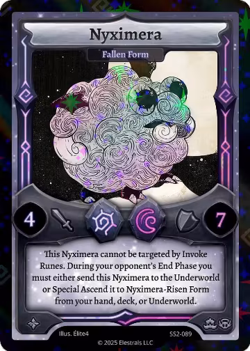 Nyximera - Fallen Form (Reverse Holo) (SS2-089), Shattered Stars Chapter 2 [SS2] — Elestrals card price