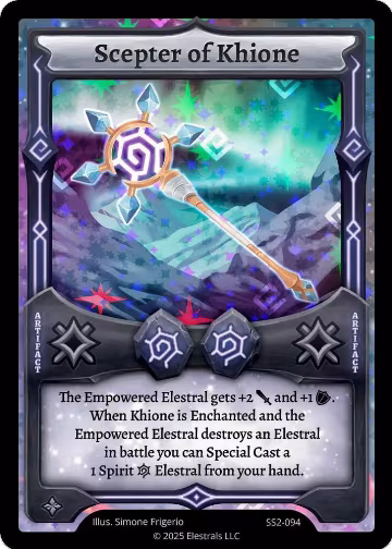 Scepter of Khione (SS2-094), Shattered Stars Chapter 2 [SS2] — Elestrals card price