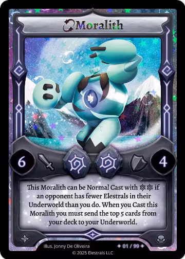 Moralith (Serialized) (/99), Shattered Stars Chapter 2 [SS2] — Elestrals card price
