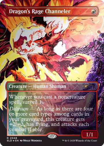 Dragon's Rage Channeler (2048) (Rainbow Foil) (2048), Secret Lair Drop Series — Magic card price