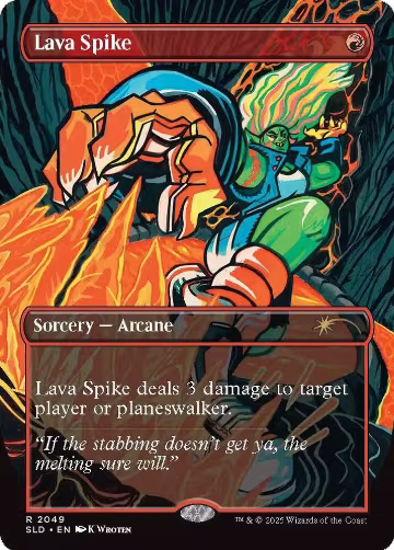 Lava Spike (2049) (2049), Secret Lair Drop Series — Magic card price
