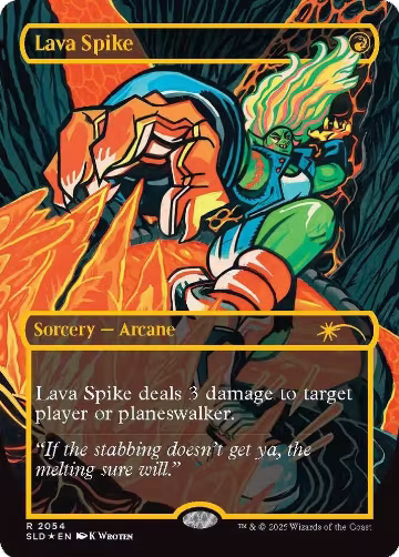 Lava Spike (2054) (Raised Foil) (2054), Secret Lair Drop Series — Magic card price