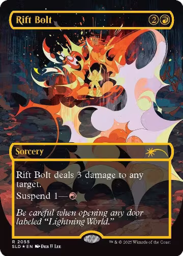 Rift Bolt (2055) (Raised Foil) (2055), Secret Lair Drop Series — Magic card price