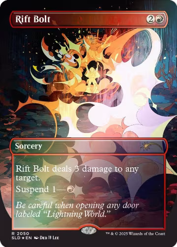 Rift Bolt (2050) (Rainbow Foil) (2050), Secret Lair Drop Series — Magic card price