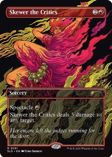 Skewer the Critics (2051) (2051), Secret Lair Drop Series — Magic card price