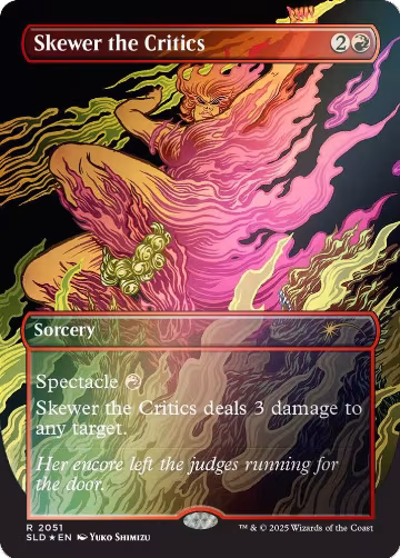 Skewer the Critics (2051) (Rainbow Foil) (2051), Secret Lair Drop Series — Magic card price