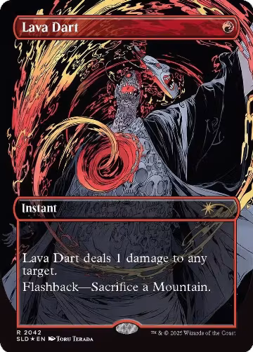 Lava Dart (Raised Foil) (2042), Secret Lair Drop Series — Magic card price