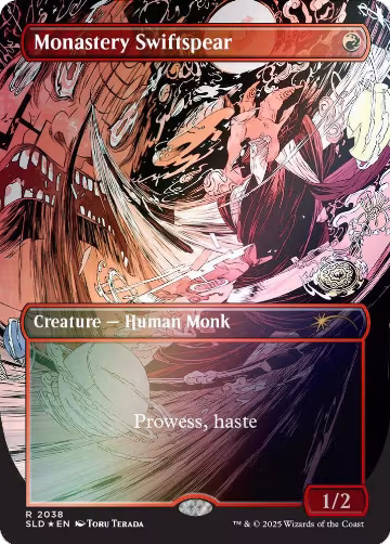 Monastery Swiftspear (2038) (Rainbow Foil) (2038), Secret Lair Drop Series — Magic card price
