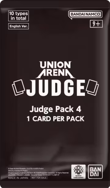 Union Arena Judge Pack 4, Union Arena Promotion Cards — Union Arena sealed product price